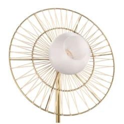 Lampadaire en métal doré 156 cm - bandia