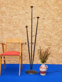Lampadaire en métal mid-century n°384