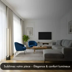 Lampadaire led - inoleds - quadra blanc - dimmable