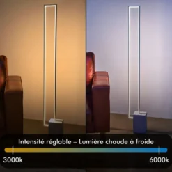 Lampadaire led - inoleds - quadra blanc - dimmable