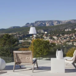 Lampadaire solaire standy wood solar