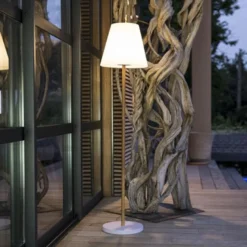 Lampadaire solaire standy wood solar