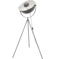 Lampadaire trépied en métal cinéma - h.