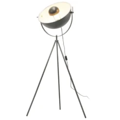 Lampadaire trépied en métal cinéma - h.