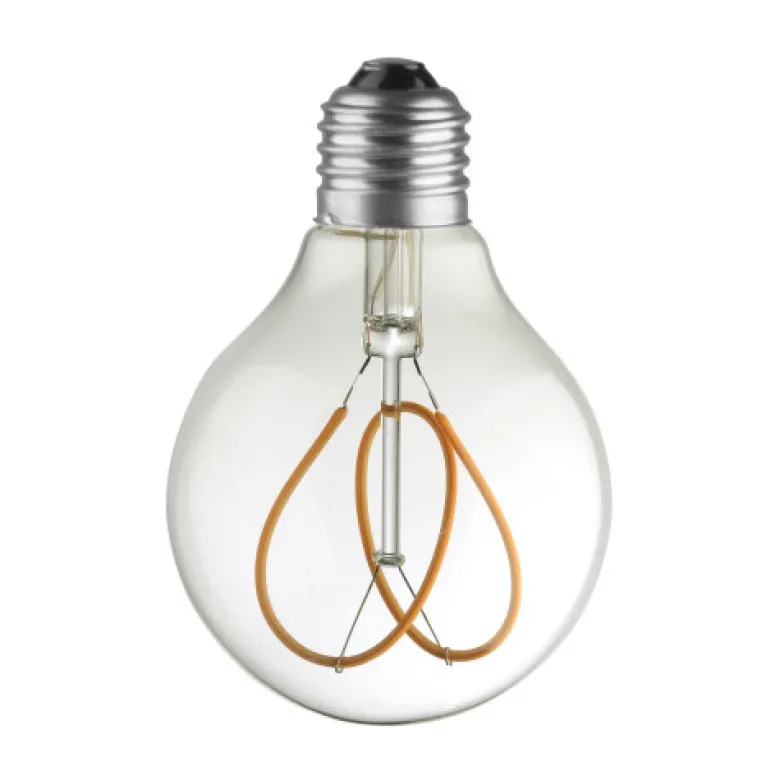 Lampe ampoule déco led filament spirale