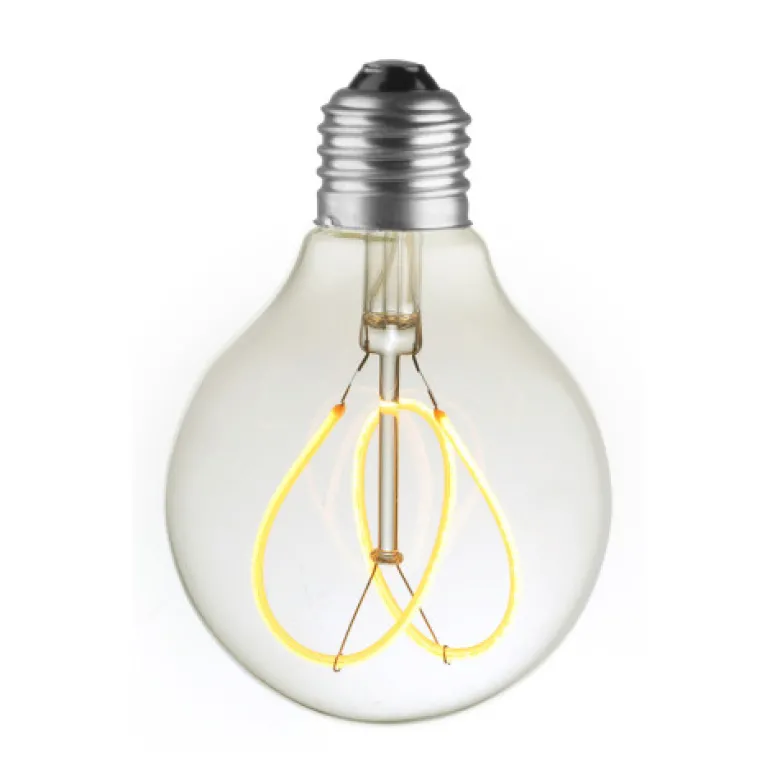 Lampe ampoule déco led filament spirale