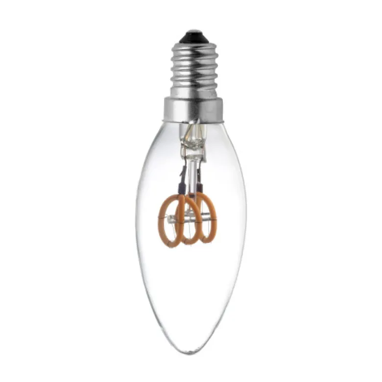 Lampe ampoule led filament spirale 3w so
