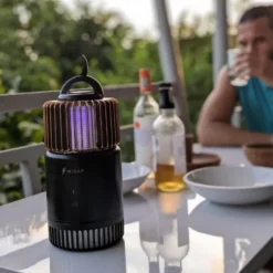 Lampe anti-moustique - wizap cage noir