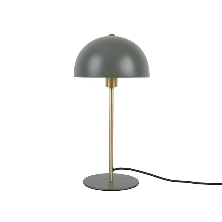 Lampe bonnet en métal h.39cm vert jungle