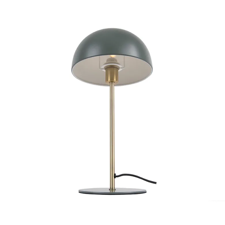 Lampe bonnet en métal h.39cm vert jungle