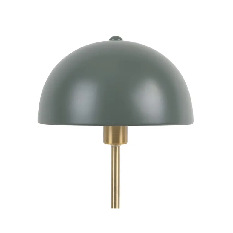Lampe bonnet en métal h.39cm vert jungle