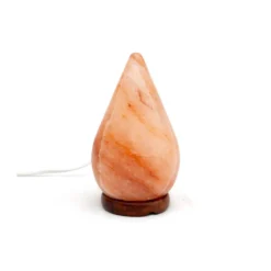 Lampe cristal de sel goutte polie