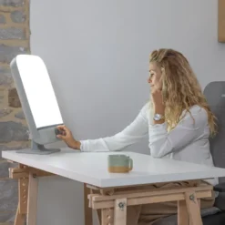 Lampe de luminothérapie 14 000 lux - Lumière du jour - 2 intensités
