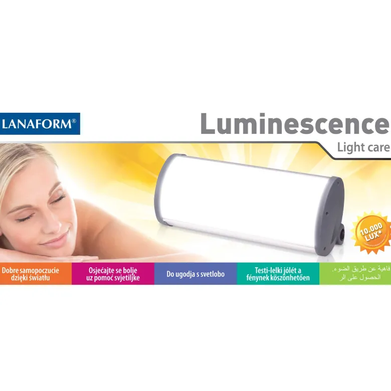Lampe de luminothérapie 10 000 lux sans UV -Utilisation verticale ou horizontale