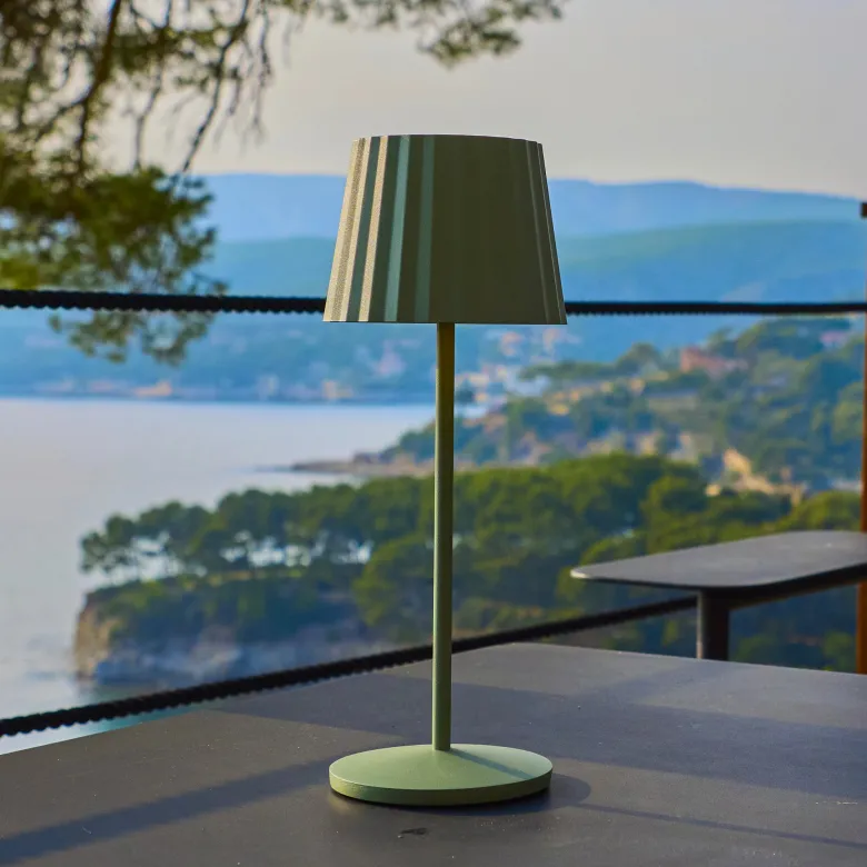 Lampe de table sans fil abby h30cm