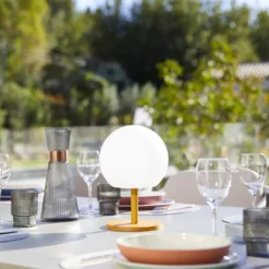 Lampe de table sans fil luny h28cm