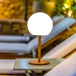 Lampe de table sans fil luny h28cm