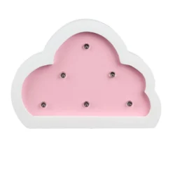 Lampe en bois enfant nuage - h. 9 cm -