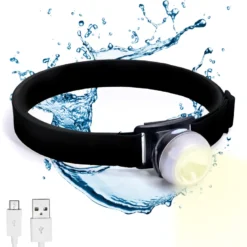 Lampe frontale magnétique 2 en 1 led 170 lm torche détachable