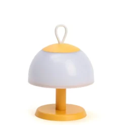 Lampe Joti nomade et rechargeable à poser ou à suspendre Jaune