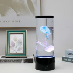 Lampe led design multicolore medusa