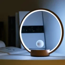 Lampe à lévitation design circlo bois