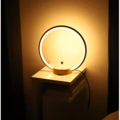 Lampe à lévitation design circlo bois