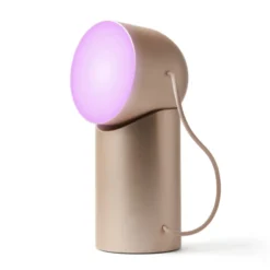 Lampe Orbe Lexon x Pantone Or rose