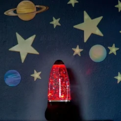 Lampe paillettes volcan