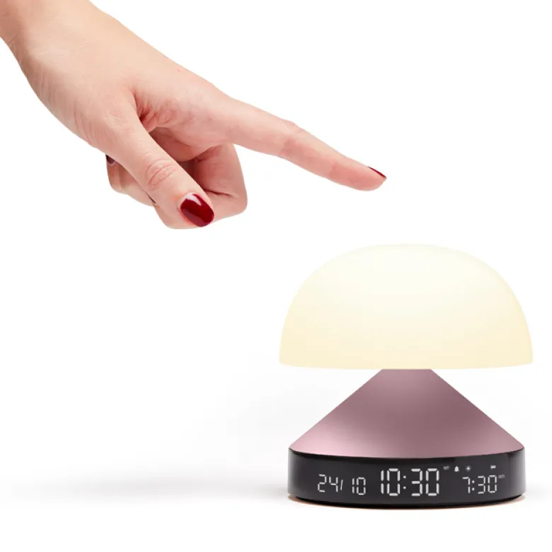 Lampe réveil simulateur d'aube Lexon Rose