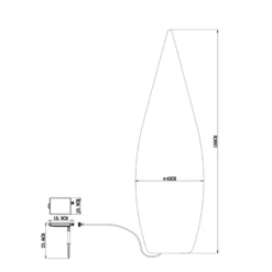 Lampe solaire goutte d’aurore wrgb
