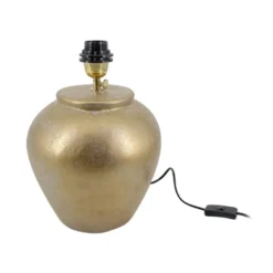 Lampe terre cuite terre cuite or -