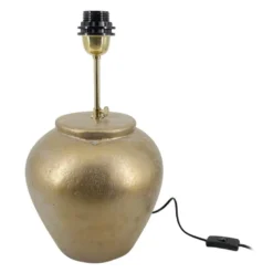 Lampe terre cuite terre cuite or -