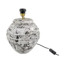 Lampe terre cuite terre cuite blanc -