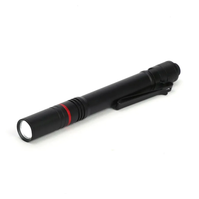 Lampe torche stylo LED rechargeable 300 lumens compacte avec clip