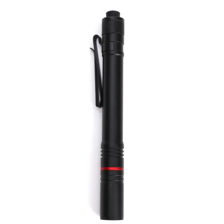 Lampe torche stylo LED rechargeable 300 lumens compacte avec clip