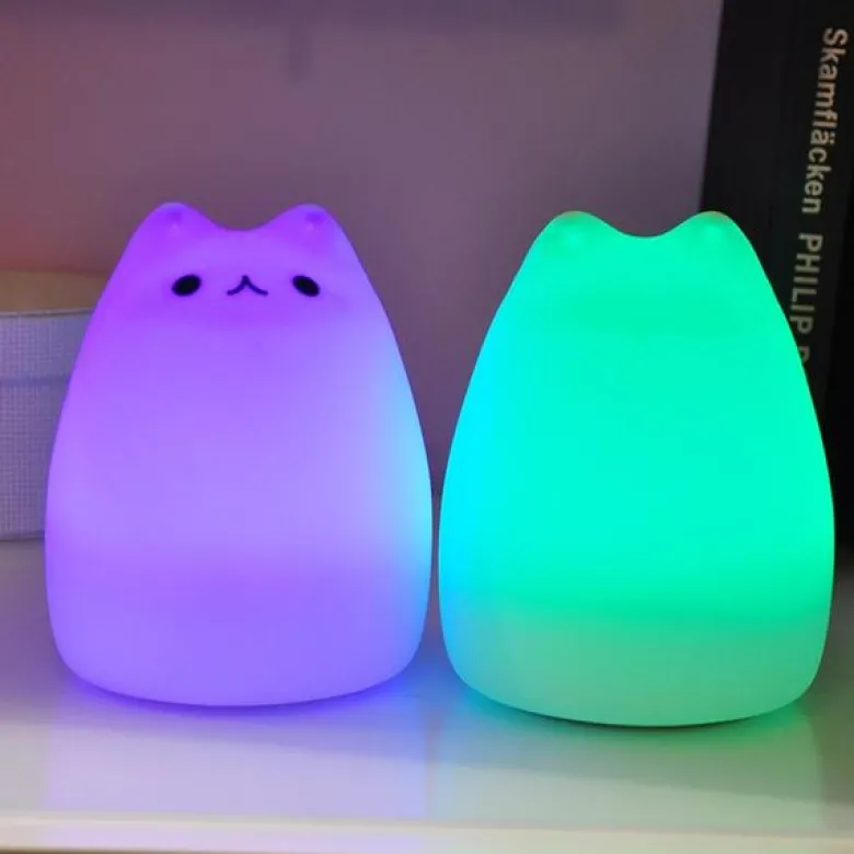 Lampe veilleuse chaton