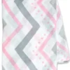 Lange en bambou - chevron rose