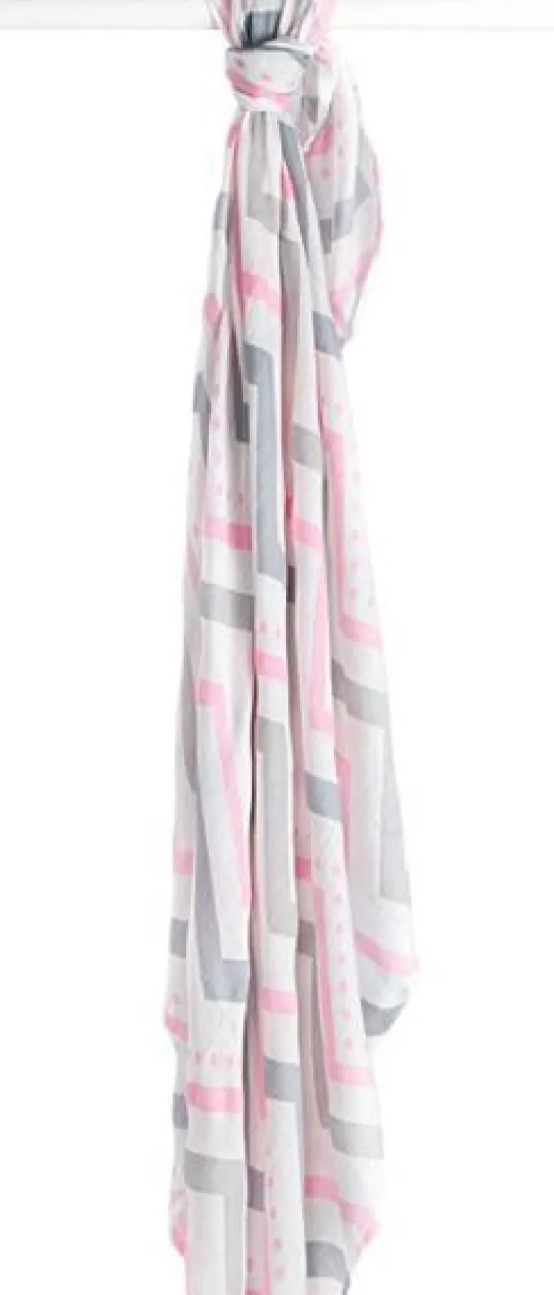 Lange en bambou - chevron rose