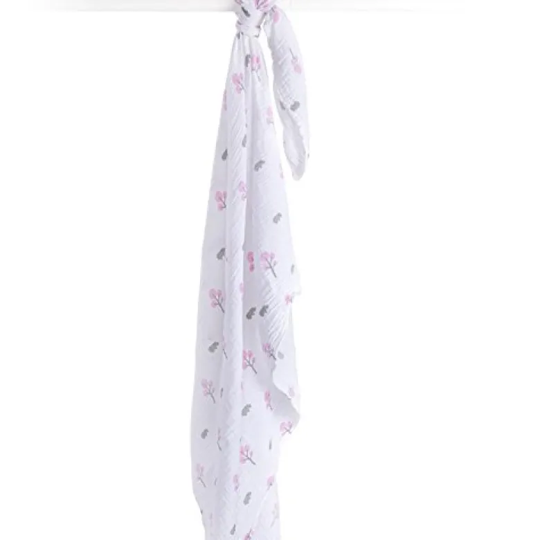 Lange mousseline - hippo rose