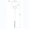 Lanterne solaire flamme 12 led ambrée
