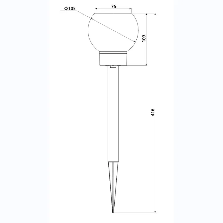 Lanterne solaire flamme 12 led ambrée