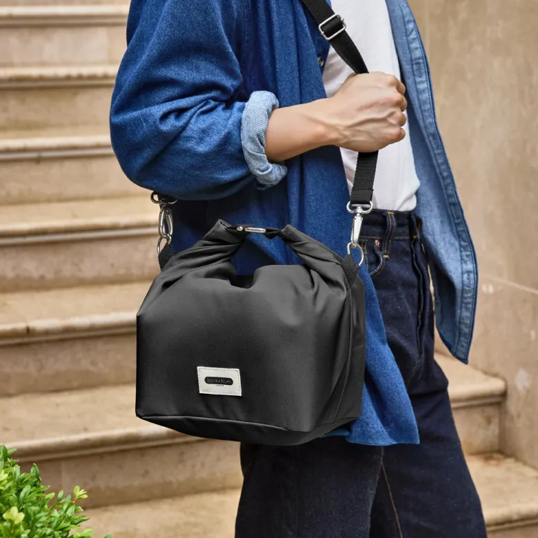 Large lunch bag isotherme- noir-10l-étanche-eco-responsible
