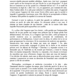 L'art de ralentir