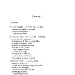 L'art de ralentir