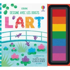 L'art dessine avec les doigts