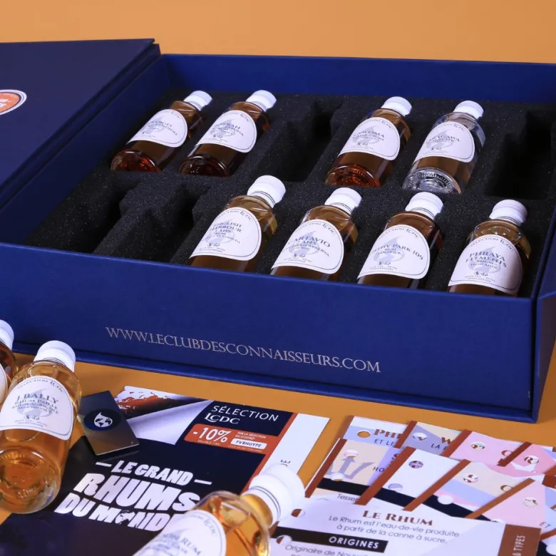 Le grand coffret rhums du monde