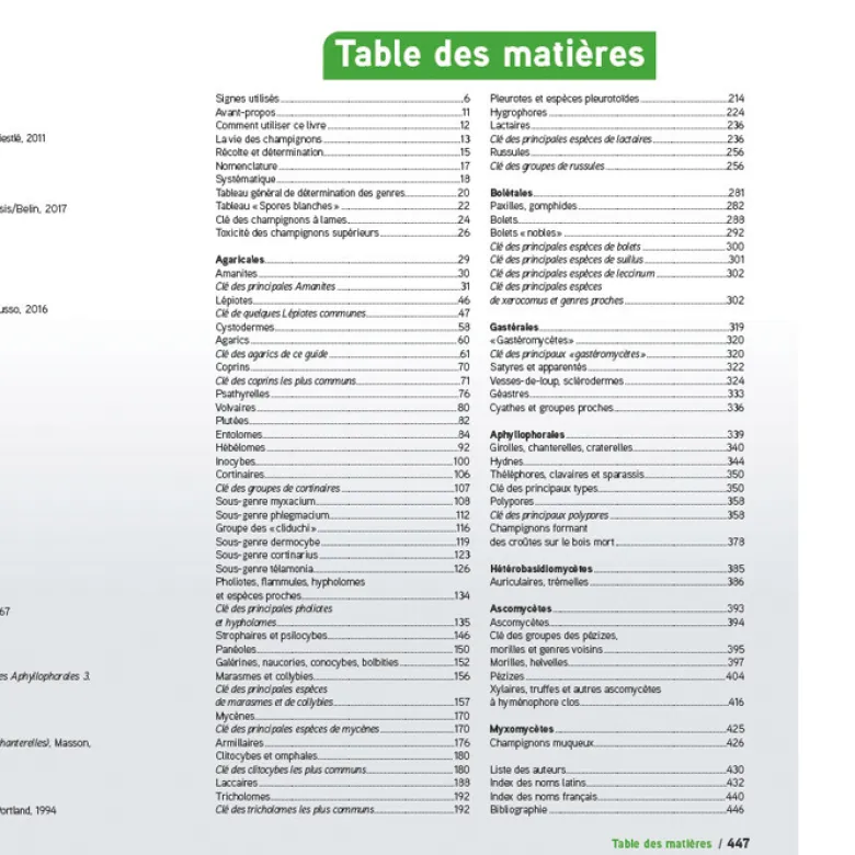 Le Grand Livre des champignons 2027
