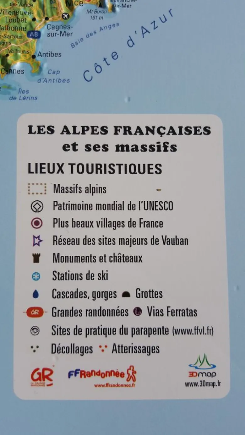 Les alpes françaises et ses massifs