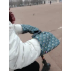 Les manchons trottinette de paulette ethnique vert